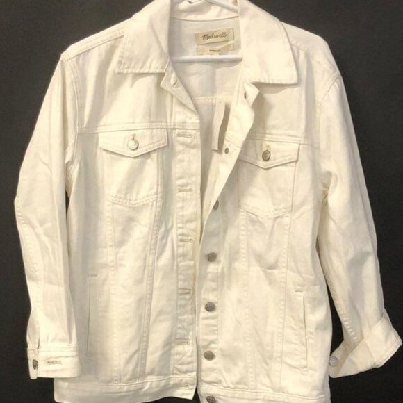 Madewell Jackets & Blazers - Madewell Light Weight White Jean Jacket (s) - Womans NWT